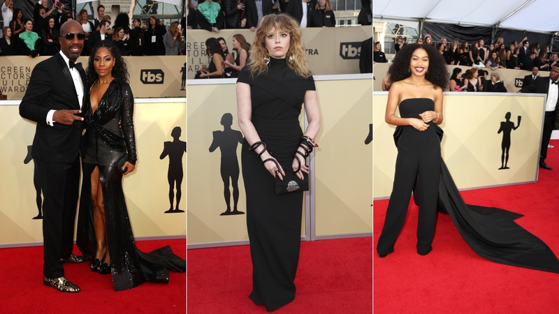 Illustration for article titled Millennial Pink's Not Dead On the SAG Awards Red Carpet